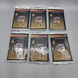 Vintage 1993 The Valiant Era Upper Deck Trading Cards 6 Packs Sealed Retro